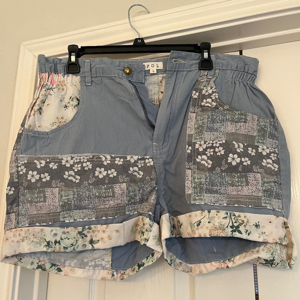 Patchwork Shorts - image 1